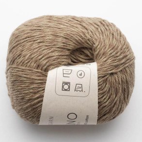 BC Garn - Allino - hr/bomuldsgarn - Lysebrun (02) - 50g