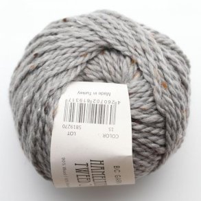 BC Garn - Hamelton Tweed 2 GOTS - uldgarn - Lysegr (15) - 50g