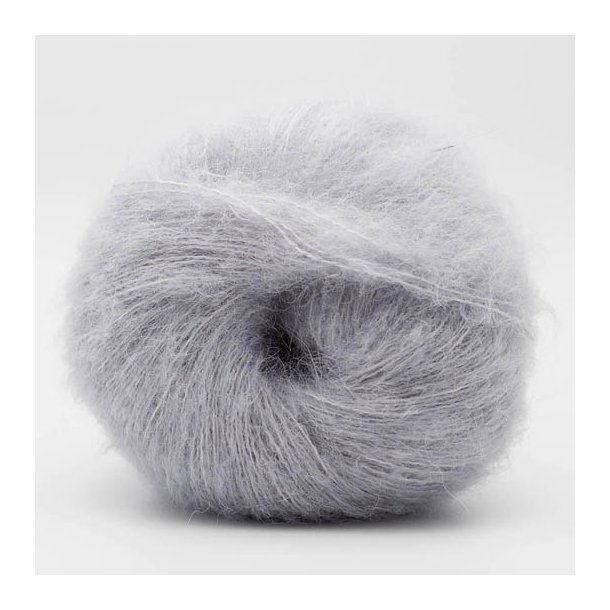 Kremke Soul Wool - Baby Silk Lace Solid - alpaca/silke garn - Lysegr (2989) - 25g
