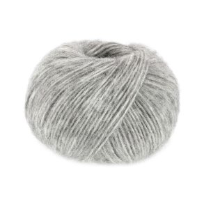 Lana Grossa - Natural Alpaka Pelo - bomuld/alpaca/merino uldgarn - Lysgr meleret (0003) - 50g