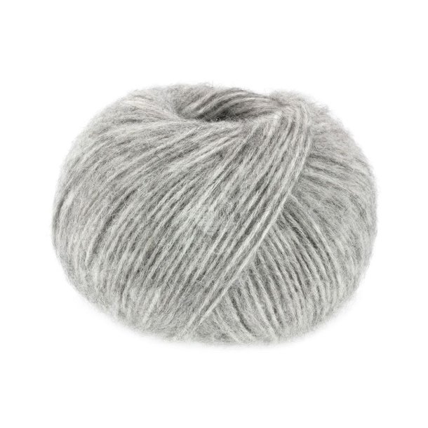 Lana Grossa - Natural Alpaka Pelo - bomuld/alpaca/merino uldgarn - Lysgr meleret (0003) - 50g