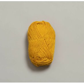 Rauma - Mitu - uld/alpaca garn - Varm gul 0052 - 50g
