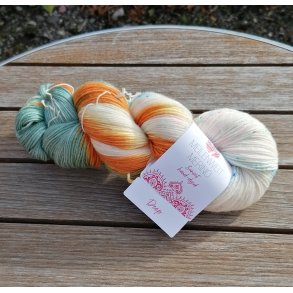 *Lana Grossa - Meilenweit Merino Sunset hndfarvet - merino uldgarn - Deep (0506) - 100g