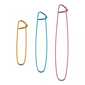 Maskeholder i metal - 20cm - Ass. farver