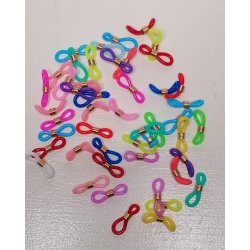 Maskestoppere - Sm 8-tals elastikker til dine strikkepinde - Forskellige farver