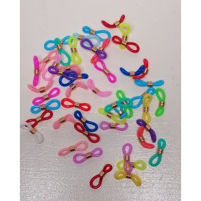 Maskestoppere - Sm 8-tals elastikker til dine strikkepinde - Forskellige farver