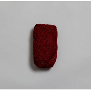 Rauma - Finull - uldgarn - Rd mrkmeleret 4120 - 50g