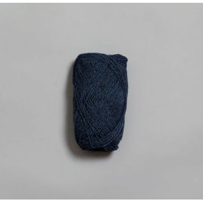 Rauma - Finull - uldgarn - Mrk petrol mrkmeleret 4123 - 50g