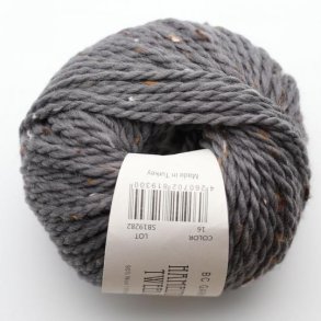 BC Garn - Hamelton Tweed 2 GOTS - uldgarn - Mellemgr (16) - 50g