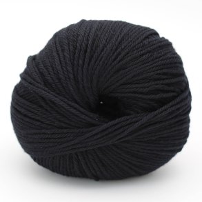 Kremke Soul Wool - The Merry Merino 140 uldgarn GOTS - Black 31 - 50g
