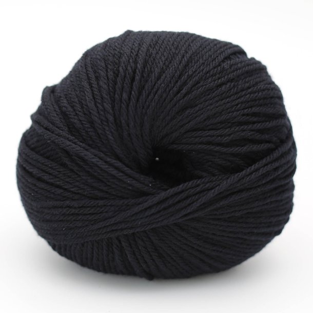 Kremke Soul Wool - The Merry Merino 140 uldgarn GOTS - Black 31 - 50g