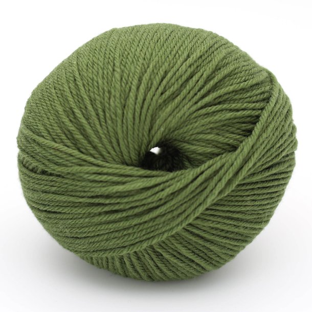 Kremke Soul Wool - The Merry Merino 140 uldgarn GOTS - Forest Green 33 - 50g