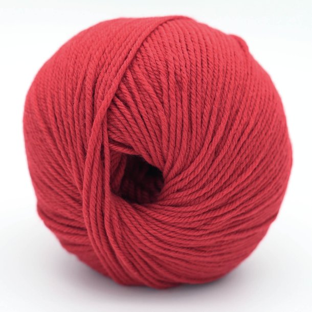 Kremke Soul Wool - The Merry Merino 140 uldgarn GOTS - Tomato 35 - 50g