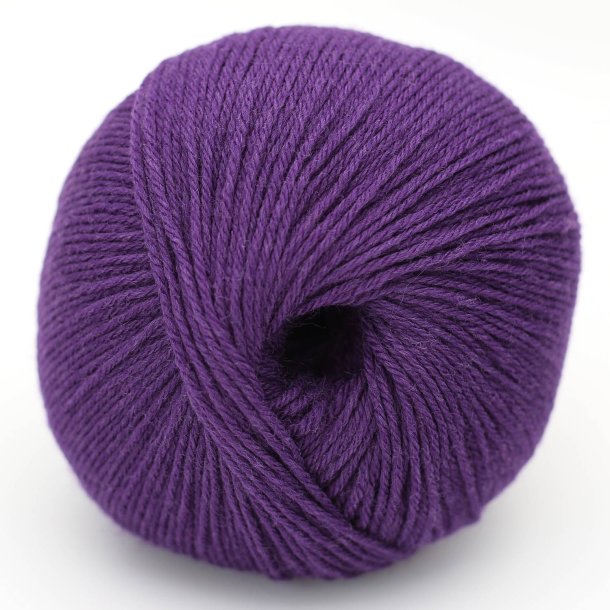 Kremke Soul Wool - The Merry Merino 220 uldgarn GOTS - Purple 32 - 50g