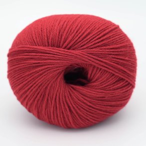 Kremke Soul Wool - The Merry Merino 220 uldgarn GOTS - Tomato 35 - 50g