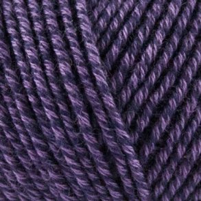 Onion Garn - Fino Organic Cotton + Merino Wool - bomuld/uldgarn - Mrk Lilla (527) - 50g