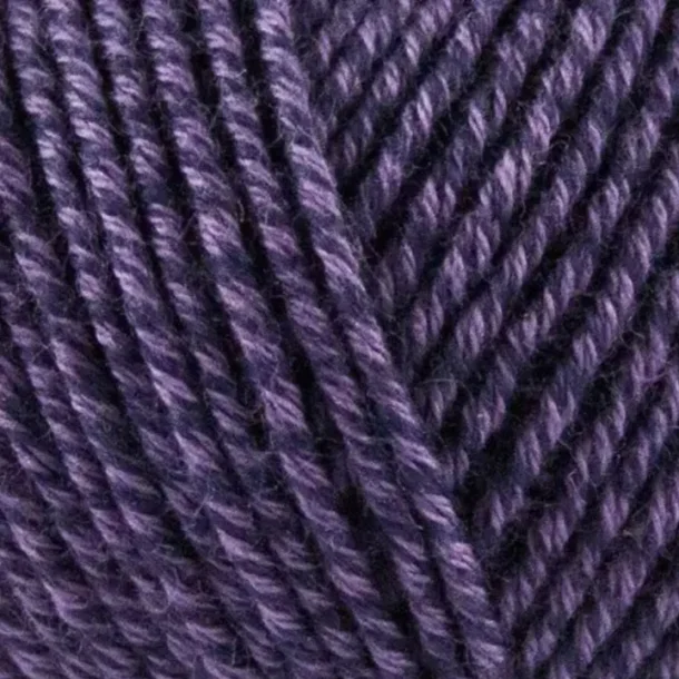*Onion Garn - Organic Cotton + Merino Wool - Mrk Lilla 713 - 50g