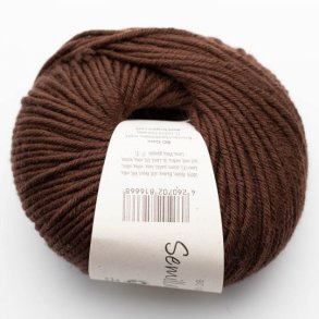 BC Garn - Semilla Grosso GOTS - uldgarn - Mrkebrun (019) - 50g