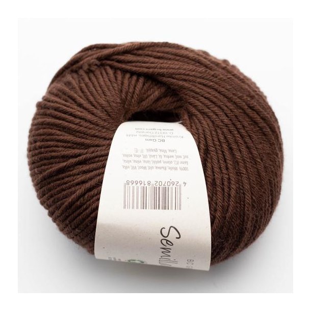 BC Garn - Semilla Grosso GOTS - uldgarn - Mrkebrun (019) - 50g