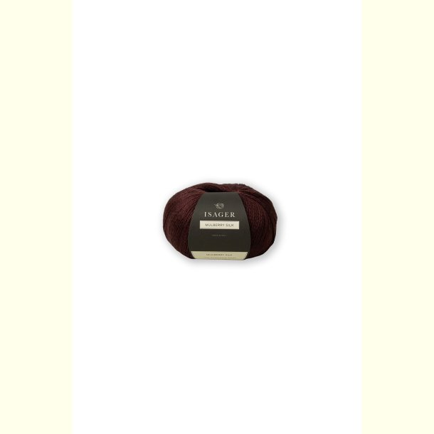 Isager - Mulberry Silk - Morb�rsilke garn - Bordeaux - 25g