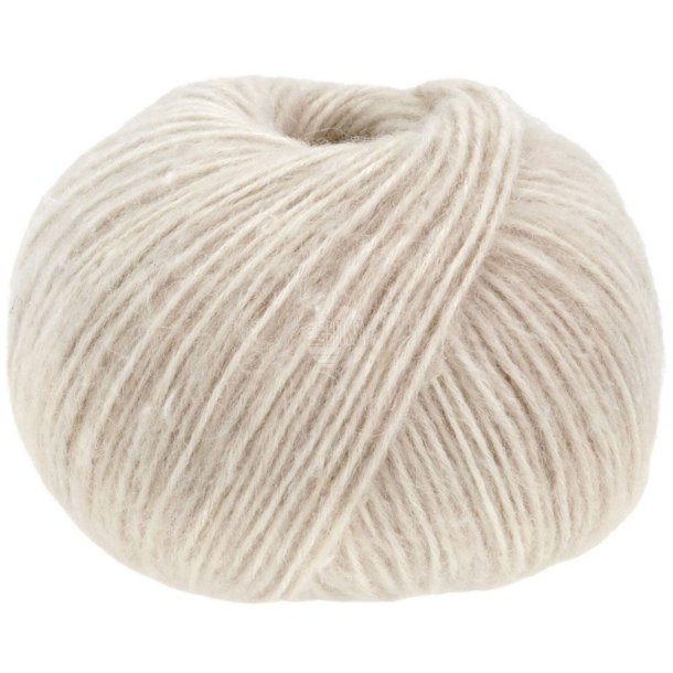 Lana Grossa - Natural Alpaka Pelo - bomuld/alpaca/merino uldgarn - Musling meleret (0022) - 50g