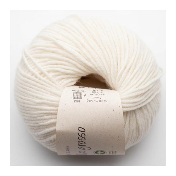 BC Garn - Semilla Grosso GOTS - uldgarn - Natur (001) - 50g