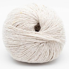 Kremke Soul Wool - Reborn Denim Uni - recycled bomuldsgarn - Natural (135) - 50g
