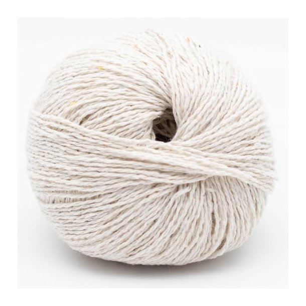 Kremke Soul Wool - Reborn Denim Uni - recycled bomuldsgarn - Natural (135) - 50g