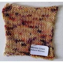 Cowgirl Blues - Merino Linen Gradient - Merinould og hrgarn - "Natural Woman" - 100g