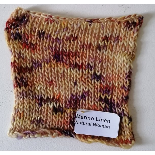 Cowgirl Blues - Merino Linen Gradient - Merinould og hrgarn - "Natural Woman" - 100g