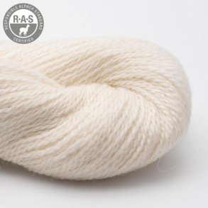 BC Garn - Babyalpaca uldgarn 10/2 - Naturhvid Ufarvet (100RAS) - 50g