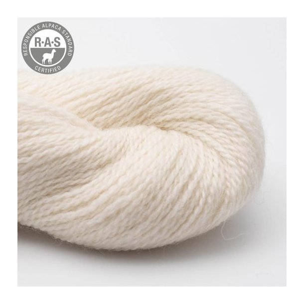 BC Garn - Babyalpaca uldgarn 10/2 - Naturhvid Ufarvet (100RAS) - 50g