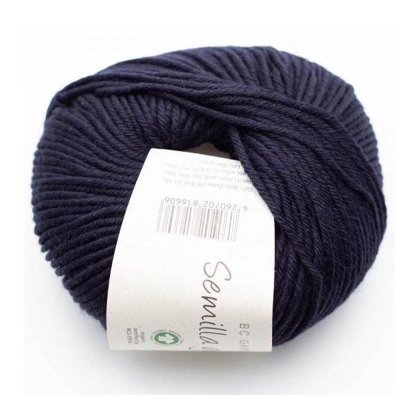 BC Garn - Semilla Grosso GOTS - uldgarn - Navy (027) - 50g