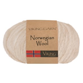 Viking Garn - Norwegian Wool - Uldgarn - Sand 406 - 50g