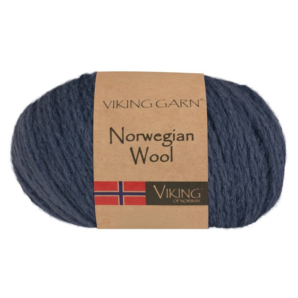 Viking Garn - Norwegian Wool - Uldgarn - Jeansbl� 427 - 50g