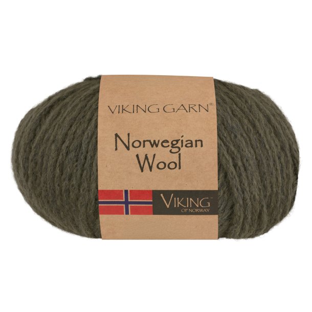 Viking Garn - Norwegian Wool - Uldgarn - Gr�n 432 - 50g