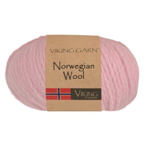 Viking Garn - Norwegian Wool - Uldgarn - Rosa 461 - 50g