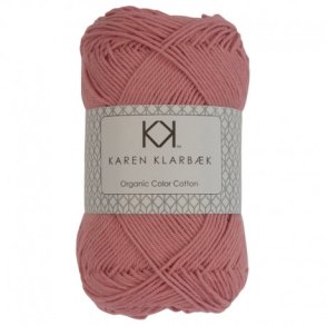 Karen Klarbk - 8/4 kologisk bomuldsgarn - Old Rose 0032 - 50g