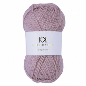 Karen Klarbk - Pure Organic Wool - uldgarn - Old Rose 2012 - 50g