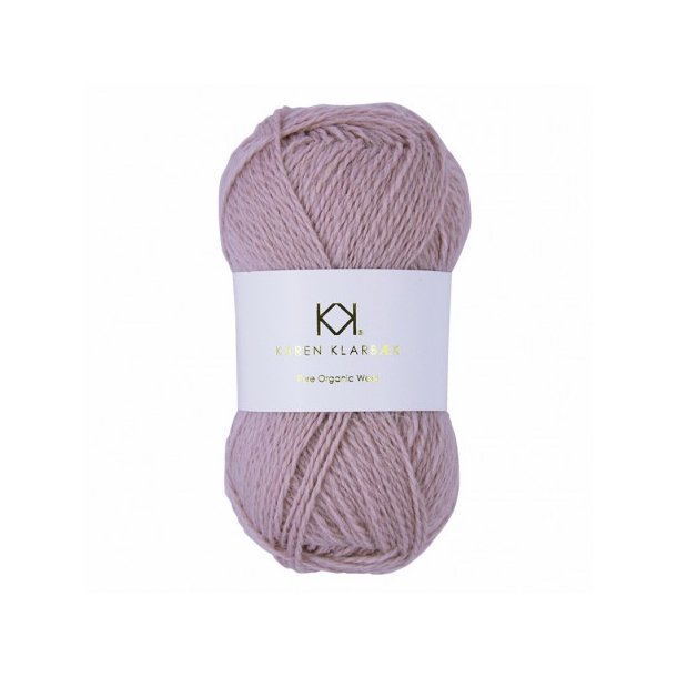 Karen Klarbk - Pure Organic Wool - uldgarn - Old Rose 2012 - 50g