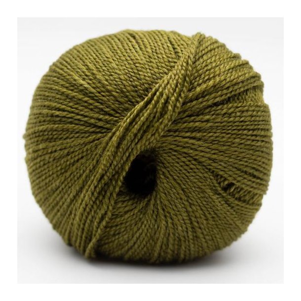 BC Garn - Semilla Silkbloom GOTS - Uld/silke garn - Olive (017) - 50g