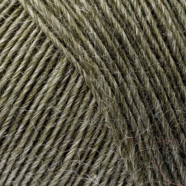 Onion Garn - SOFT Organic Wool + Nettles - uld/nldefiber garn - Oliven Grn 1533 - 50g