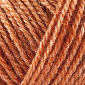 Onion Garn - No.3 Organic Wool + Nettles - uld/nldefiber garn - Orange 1115 - 50g