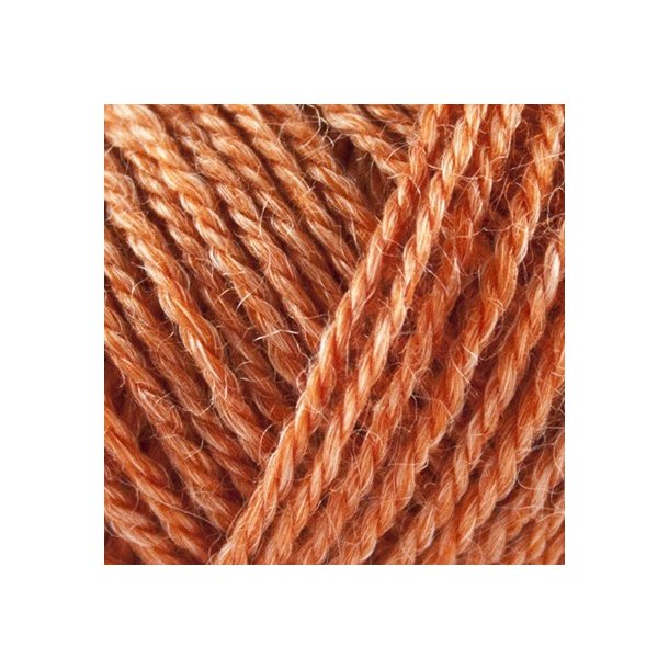 Onion Garn - No.3 Organic Wool + Nettles - uld/nldefiber garn - Orange 1115 - 50g