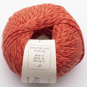 BC Garn - Allino - hr/bomuldsgarn - Orange (17) - 50g