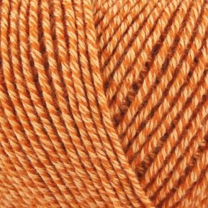 Onion Garn - Fino Organic Cotton + Merino Wool - bomuld/uldgarn - Orange (517) - 50g