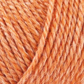 Onion Garn - No.4 Organic Wool + Nettles - uld/nldefiber garn - Orange 815 - 50g