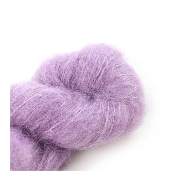 Cowgirlblues - Fluffy Mohair garn Solids - Orchid Blush - 100g