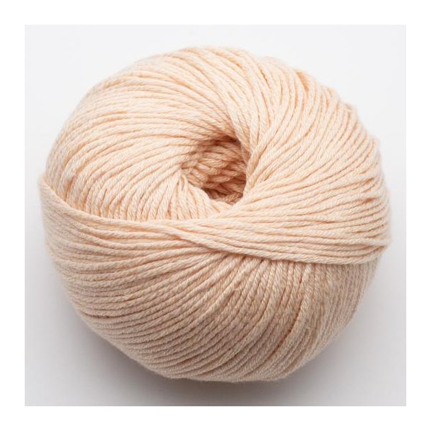 Kremke Soul Wool - Morning Salutation Vegan - bomuld/lyocell garn - Pale Peach (21) - 50g