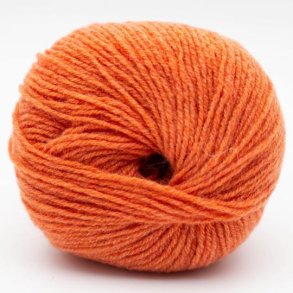 *Kremke Soul Wool - Eco Cashmere uldgarn Fingering - Papaya 10132 - 25g
